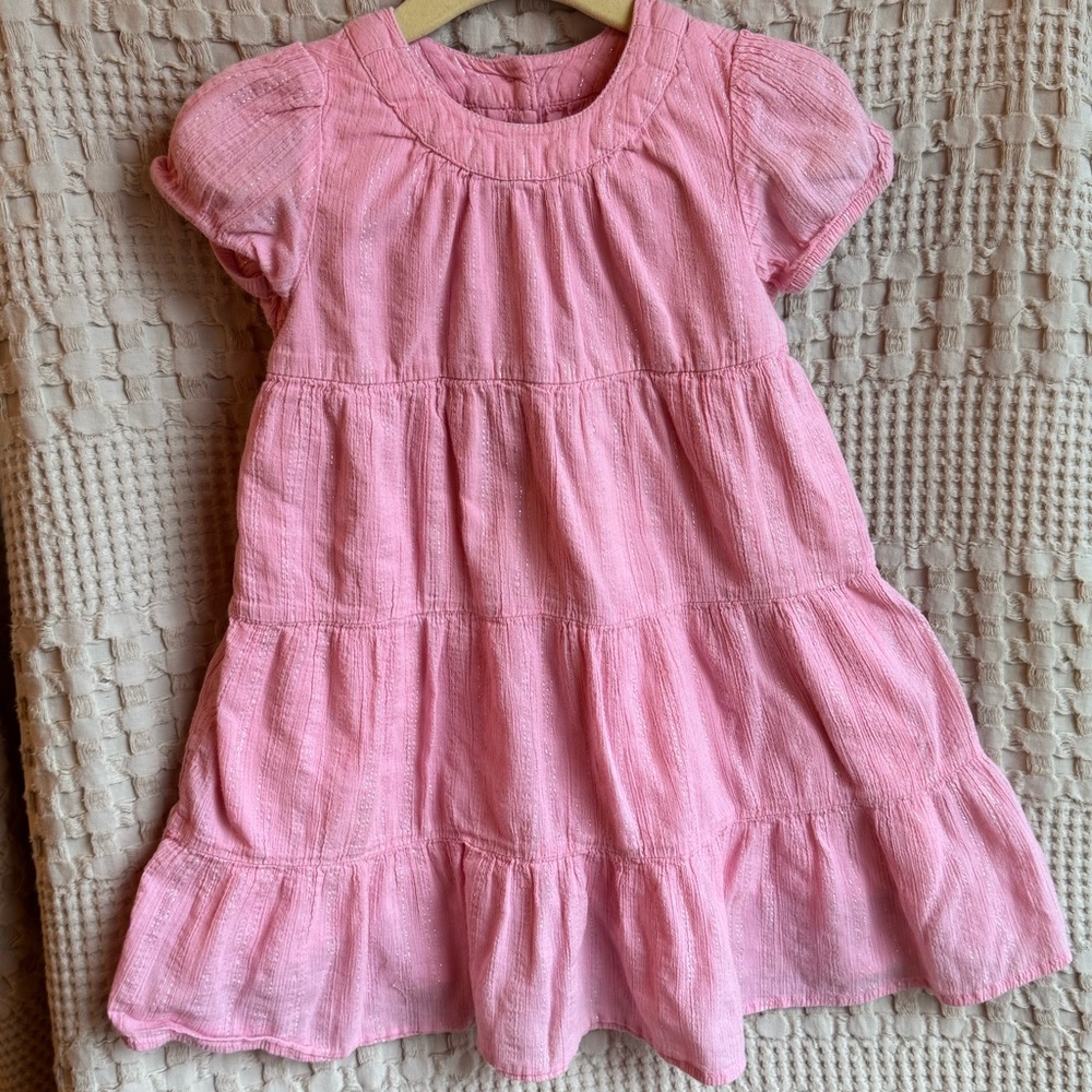 Old Navy Pink Tiered Dress